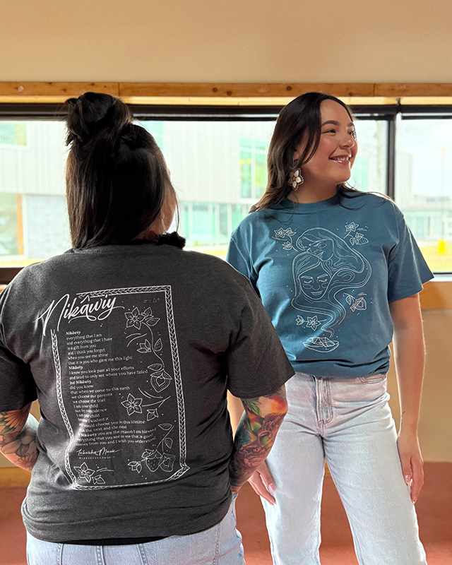 Nikâwiy Poem Shirt Pre-order - Image 2