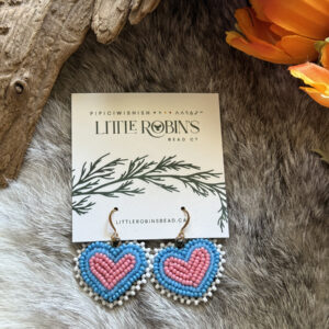 Trans Pride Heart Earrings
