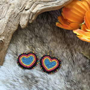 Pan Pride Heart Earrings